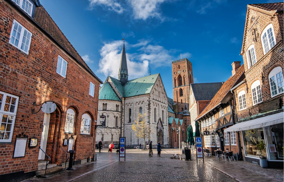 Navigation systems in Ribe, Denmark