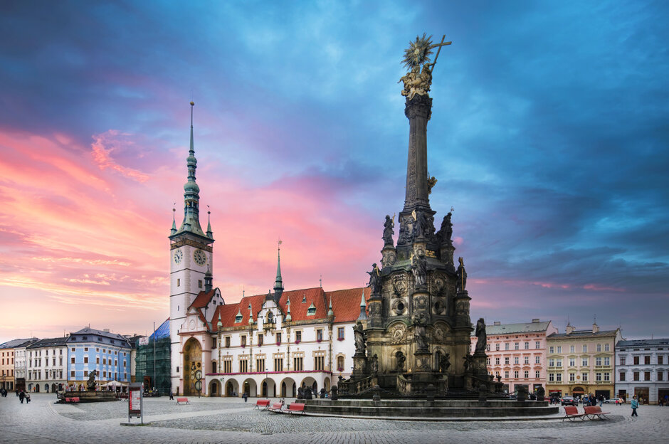 Roadweather stations and VMS in the Olomouc region
